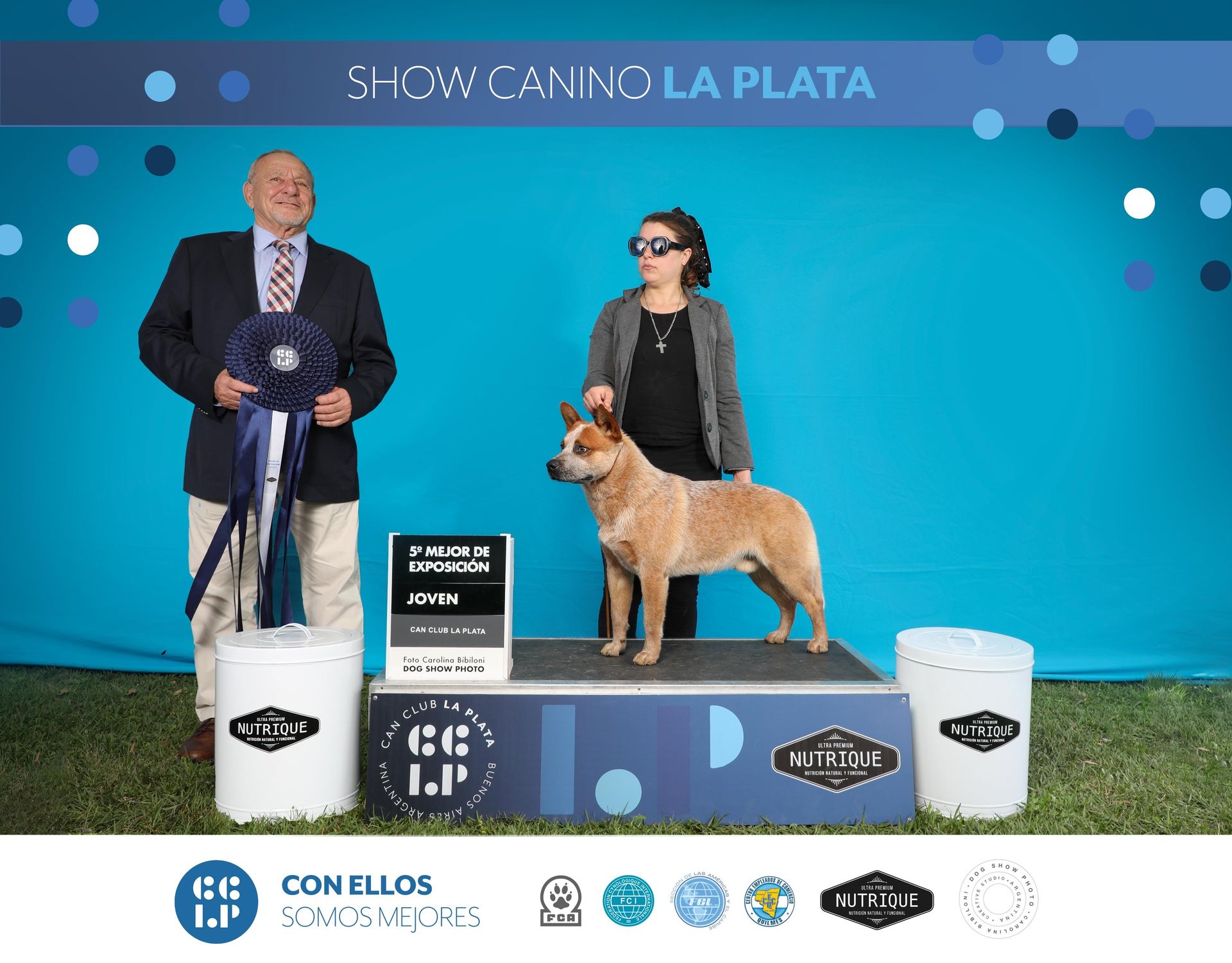 5to mejor exposición joven show canino La Plata
